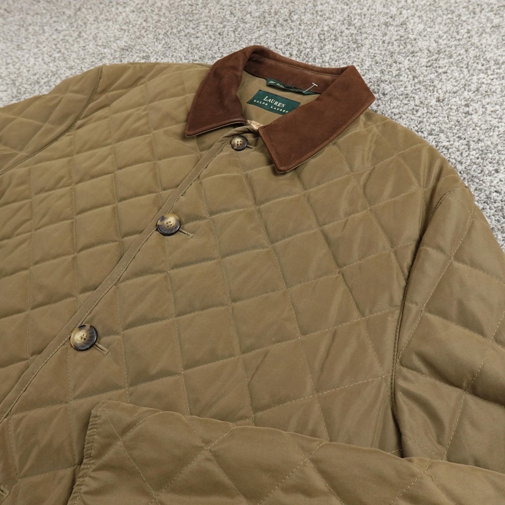 Lauren Ralph Lauren Brown Quilted Windbreaker